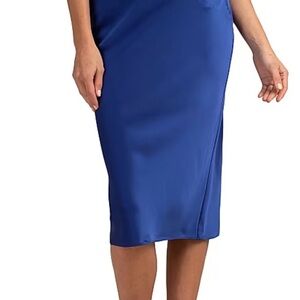 Trina Turk Lighten Up satin Midi Skirt